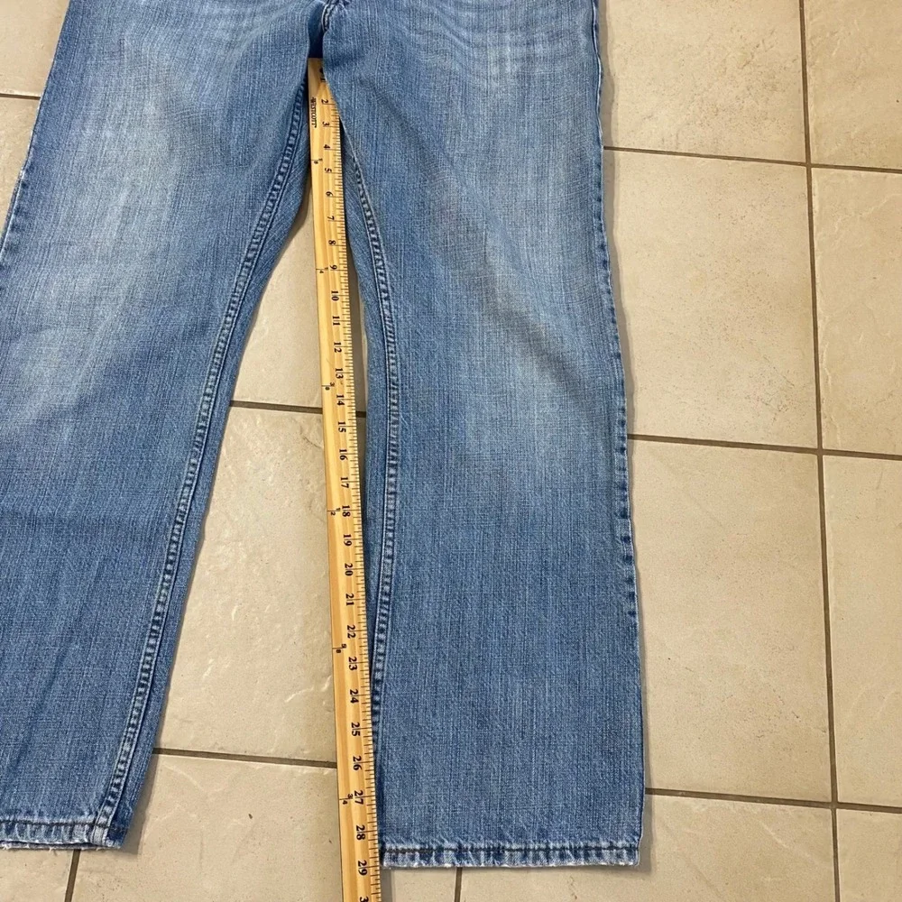 Levi's 514 Straight Fit Mens Light‎ Wash Denim Jeans Size 38x30